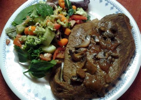 Crockpot Beef Round Steak Recipe by THH - Cookpad