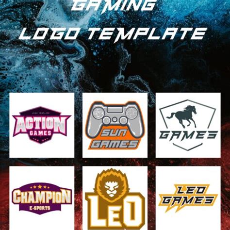 6 Gaming Logo Templates | Master Bundles