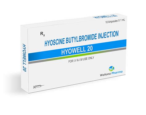 Hyoscine Butylbromide or Buscopan Injection Manufacturer & Supplier India | Buy Online