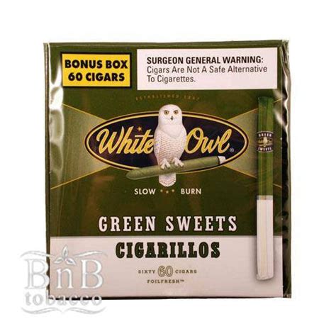 White Owl Green Sweet Cigarillos | RYO Tobacco Brands | BnB Tobacco