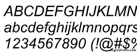 Arial Italic Font Download Free / LegionFonts