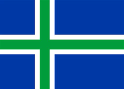 Image: Komi Nordic cross flag