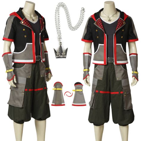 Kingdom Hearts Costume 3 Sora Cosplay Costume Halloween Custom Made Fancy Dress | eBay