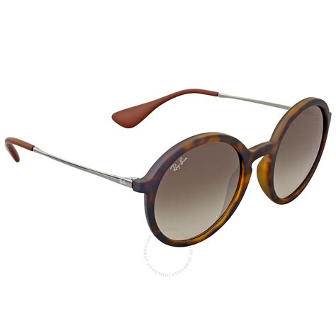 Ray-Ban Round Brown Gradient Sunglasses - Round - Ray-Ban - Sunglasses ...