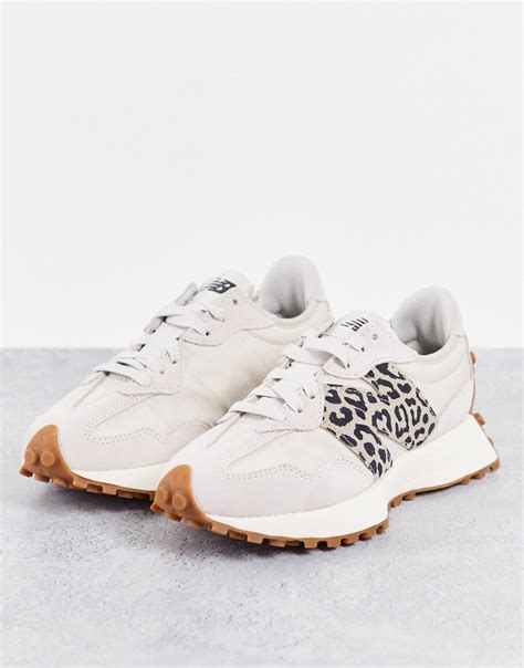 New Balance 327 animal sneakers in off white and leopard - exclusive to ...