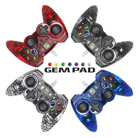 Amazon.com: HORI Xbox 360 Gem Pad EX - Sapphire Blue: Video Games