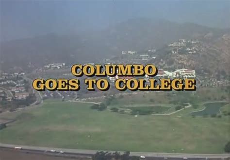 Columbo: Columbo Goes to College image