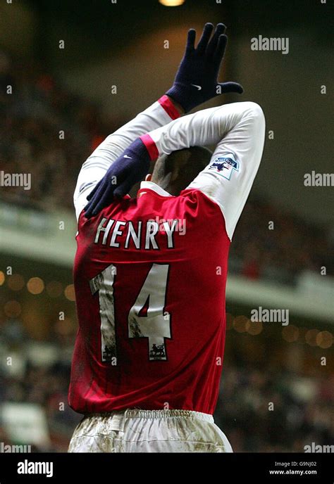 Arsenal's Thierry Henry celebrates scoring his sides second goal of the ...