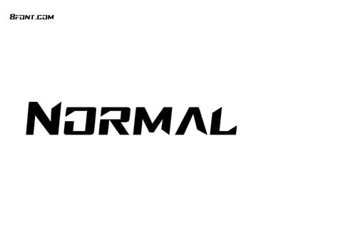 Normal - Free Font Download