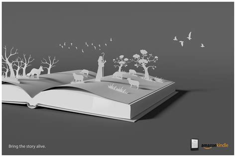 Amazon Kindle Commercial Advertisement on Behance