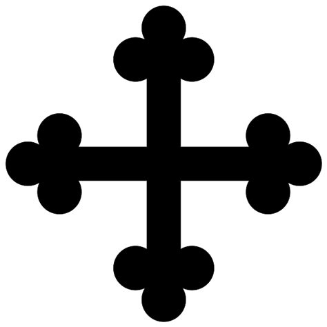 File:Cross-Bottony-Heraldry.svg - Wikimedia Commons