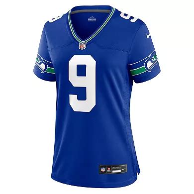 Women's Nike Kenneth Walker III Royal Seattle Seahawks Throwback Player ...