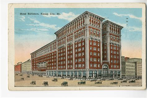 Postcard of Baltimore Hotel, located at the northeast corner of Baltimore Avenue and 12th Street ...