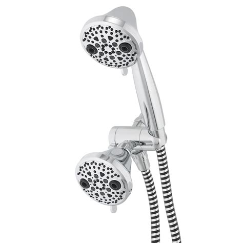 Oxygenics PowerMassage Chrome Round Dual/Combo Shower Head 2-GPM (7.6-LPM) in the Shower Heads ...