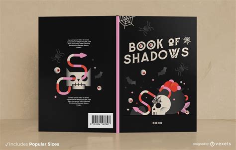 Book Of Shadows Cover Design Vector Download