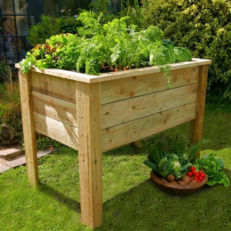 Build Your Own Raised Garden Bed On Legs
