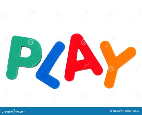 The Word PLAY stock image. Image of learn, wood, wooden - 8825339