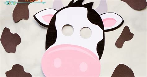 Free Printable Cow Mask and Spots | i should be mopping the floor