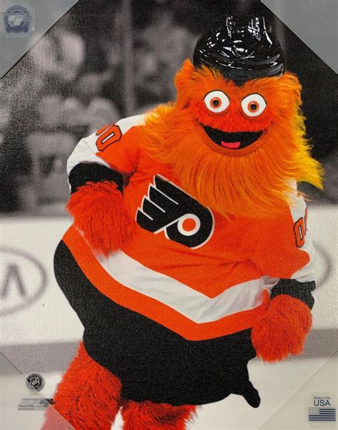 Gritty Philadelphia Flyers NHL Hockey 16x20 Mascot Canvas Print ...