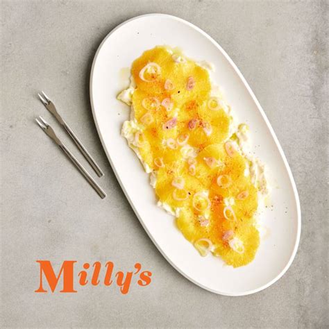 Milly's Stracciatella, Orange and Shallot Starter Salad