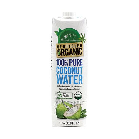 Certified Organic Coconut Water - Premium Gourmet Food