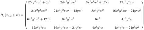 How to calculate the Hessian Matrix (formula and examples)