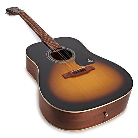 Epiphone DR-100 Acoustic, Vintage Sunburst at Gear4music