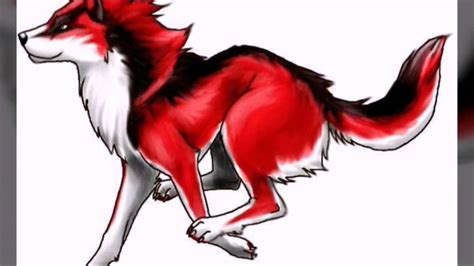 Anime Red Wolf Logo