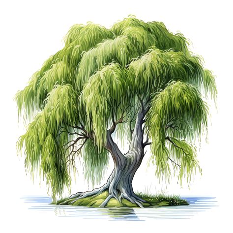 Willow Tree Clipart 45 High Quality Jpgs Digital Download Card Making ...