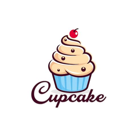 Premium Vector | Cupcake logo template