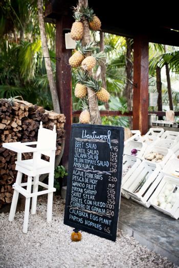 Menu at Hartwood Restaurant in Tulum - Entouriste