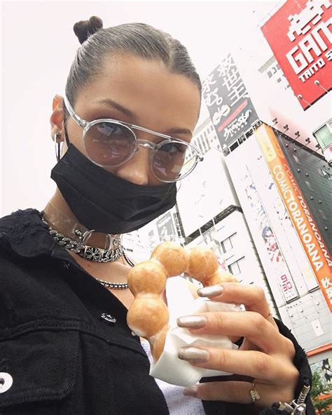 Bella Hadid Test-Drives a Japanese Medical Face Mask in Tokyo | Vogue