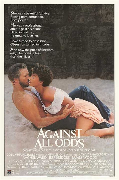 Against all Odds movie poster | Classic movie posters, Film posters ...