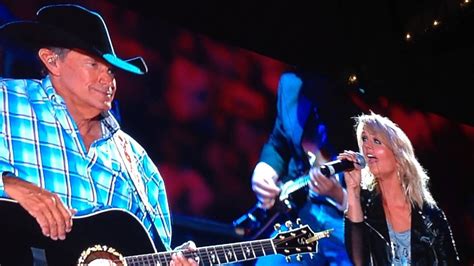 George Strait - final concert - 2014 "Run" with Miranda Lambert - YouTube