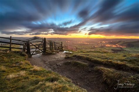 Sunrise on Mam Tor in the Peak District - James Pictures