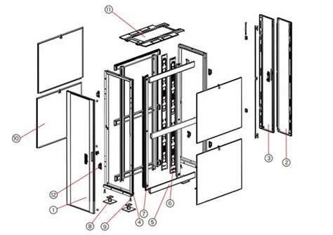 Professional Server Rack Manufacturer It Data Center Server Rack Network Cabinet Compatible With ...