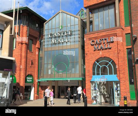 Norwich, Castle Mall shopping centre, Norfolk, England, UK English city ...