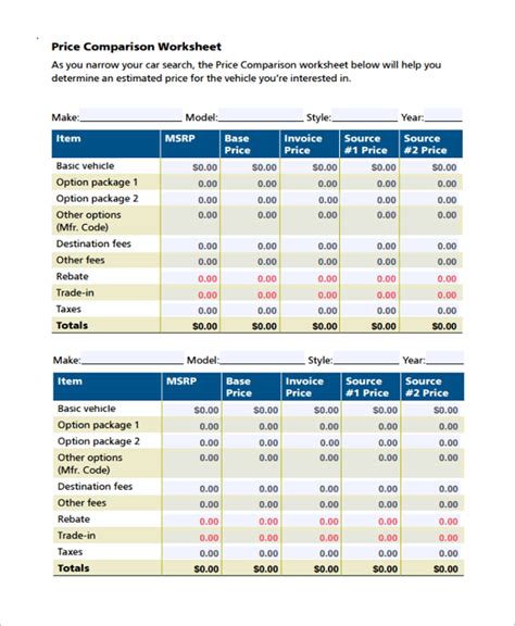 Sample Car Loan Calculator Template - 8+ Free Documents Download in PDF, Word , EXEL