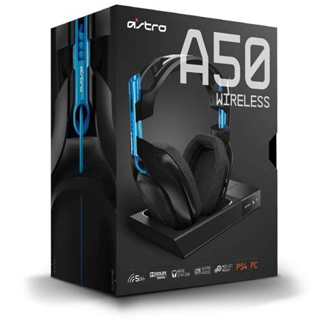 ASTRO A50 Wireless Gaming Headset + Base Station for PlayStation 4 & PC - 939-001516 | Mwave