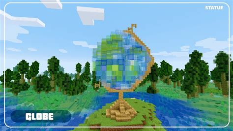 Building The Globe - Minecraft statue - YouTube