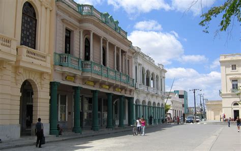 Buildings in the street of Santa Clara, Cuba image - Free stock photo ...