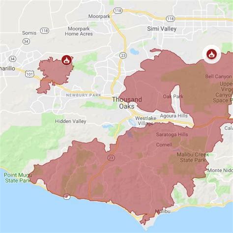 Paradise California Wildfire Map