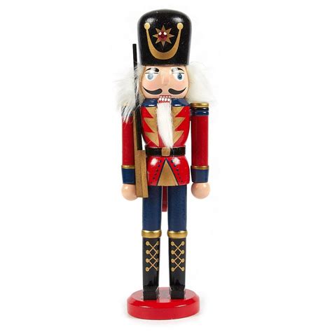 Christmas Nutcracker Doll - Standing Wooden Christmas Decoration ...