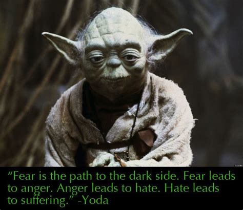 Yoda Quotes Fear Leads To. QuotesGram