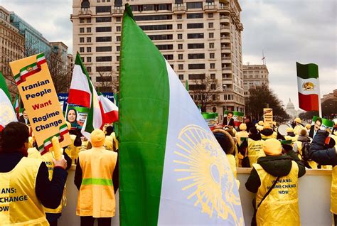 Iranians from across U.S. join Iran Freedom March in Washington D.C.