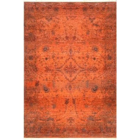 NuLOOM Orange Indoor Vintage Area Rug (Common: 8 x 10; Actual: 8-ft W x 10-ft L) at Lowes.com