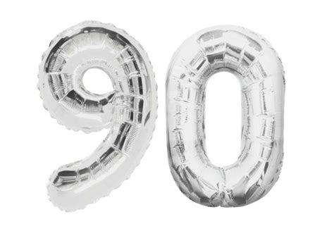 Giant 90th Birthday Party Number 90 Foil Balloon Helium Air Decoration Age 90 | eBay