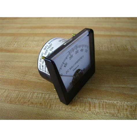 Simpson 06290 Analog DC Panel Meter - Mara Industrial