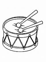 Drum coloring Pages sketch template