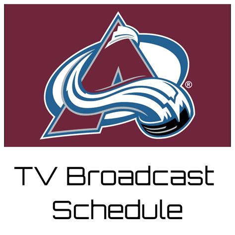 Colorado Avalanche TV Broadcast Schedule 2024-25 | Altitude Sports